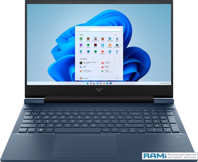 HP Victus 16-e1061ci 6G6Y7EA ноутбук asus vivobook pro 15 m6500qh hn089 90nb0yj1 m00460 15 6 ryzen 7 5800h 16gb ssd 512gb geforce® gtx 1650 синий