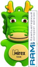 USB Flash Mirex DRAGON GREEN 16GB 13600-KIDGDR16 usb flash mirex dragon green 16gb 13600 kidgdr16