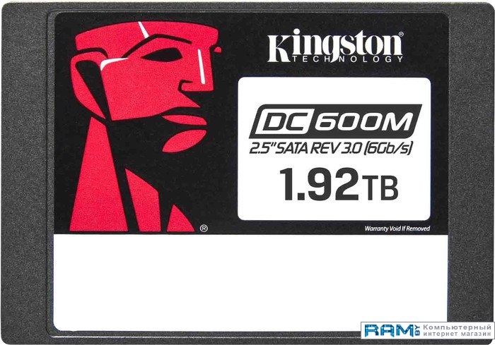 SSD Kingston DC600M 1.92TB SEDC600M1920G твердотельный накопитель kingston dc1500m 1 92tb sedc1500m 1920g