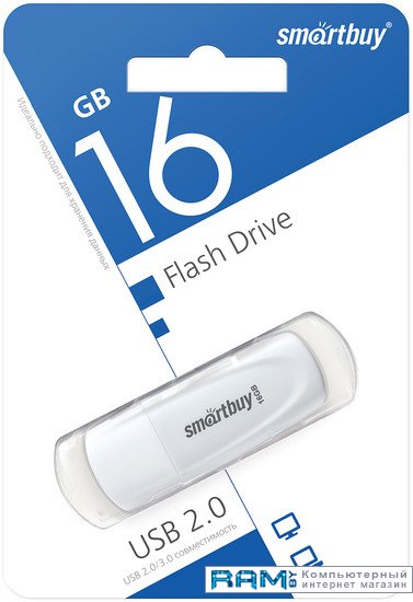 USB Flash SmartBuy Scout 16GB usb flash drive 16gb smartbuy scout blue sb016gb2scb