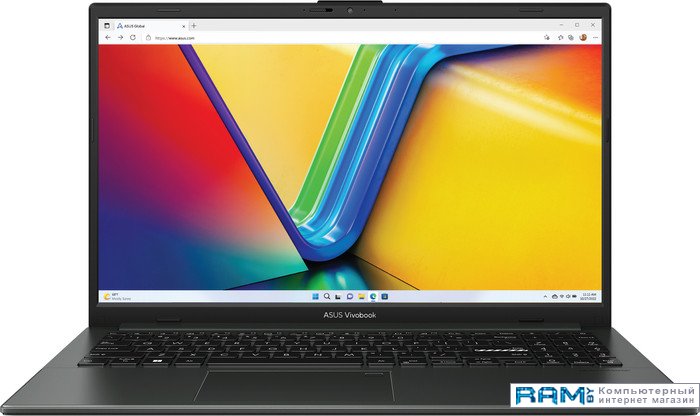 ASUS Vivobook Go 15 E1504GA-BQ150 t bao x11 laptop amd r5 3550u processor windows10 14 1 inch 8gb ram 256gb 1920 1080 resolution grey