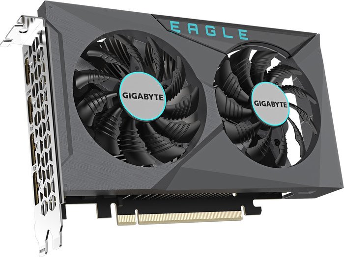 Gigabyte GeForce RTX 3050 Eagle OC 6GB GV-N3050EAGLE OC-6GD видеокарта gigabyte nvidia geforce rtx 3050 gaming oc 8g 8192mb gv n3050gaming oc 8gd ret