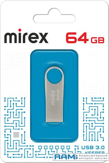 USB Flash Mirex Intrendo Keeper 3.0 64GB 13600-IT3KEP64 флешка mirex crab 16гб silver 13600 itrcrb16