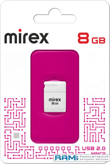 USB Flash Mirex Color Blade Minca 2.0 8GB 13600-FMUMIW08 usb flash mirex color blade swivel 3 0 64gb 13600 fm3bsl64