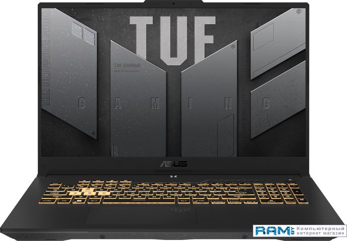 ASUS TUF Gaming F17 FX707ZC4-HX076 ноутбук asus tuf gaming a15 fa506ihr hn047w 90nr07g7 m000z0