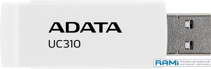 USB Flash ADATA UC310-64G-RWH 64GB usb накопитель adata 64gb auv240 64g rwh