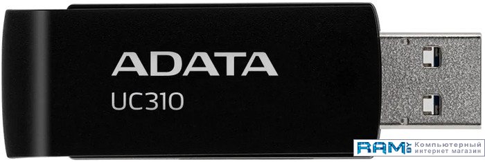USB Flash ADATA UC310-64G-RBK 64GB usb накопитель adata 64gb auv320 64g rwhgn