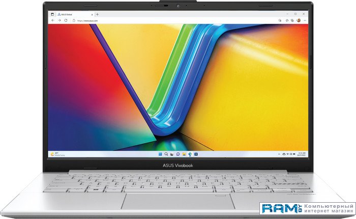 ASUS Vivobook Go 14 E1404FA-EB046 ноутбук asus серебристый 90nb0zs1 m00660