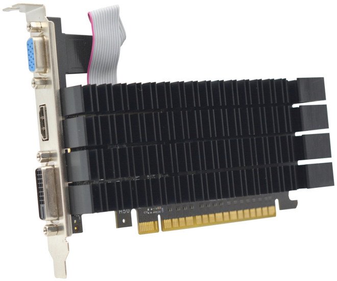AFOX GeForce GT 730 2GB DDR3 AF730-2048D3L3-V3 видеокарта afox geforce gt730 783mhz pci e 4096mb 3400mhz 128 bit vga dvi hdmi af730 4096d5h5