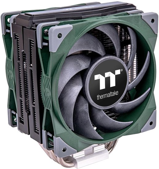 Thermaltake Toughair 510 Racing Green CL-P075-AL12RG-A кулер thermaltake toughair 510 cl p075 al12tq a 180w double fan pwm all sockets turquoise