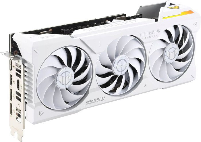ASUS TUF Gaming GeForce RTX 4070 Ti 12GB GDDR6X White OC Edition TUF-RTX4070TI-O12G-WHITE-GAMING