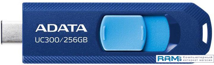 USB Flash ADATA UC300 256GB флеш накопитель transcend 256gb jetflash 930c usb 3 2 otg type c high speed ts256gjf930c