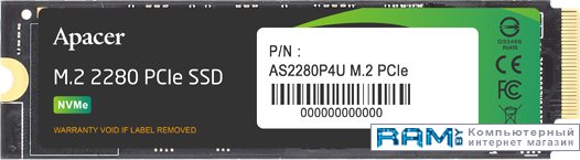 

SSD Apacer AS2280P4U 256GB AP256GAS2280P4U