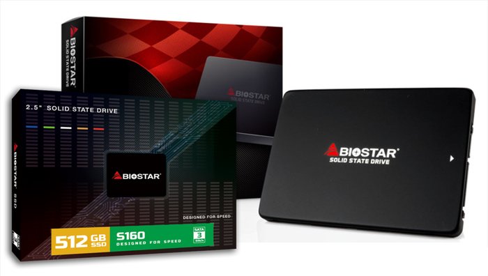 SSD BIOSTAR S160 512GB S160-512G biostar h510mh 2 0 ver 6 0