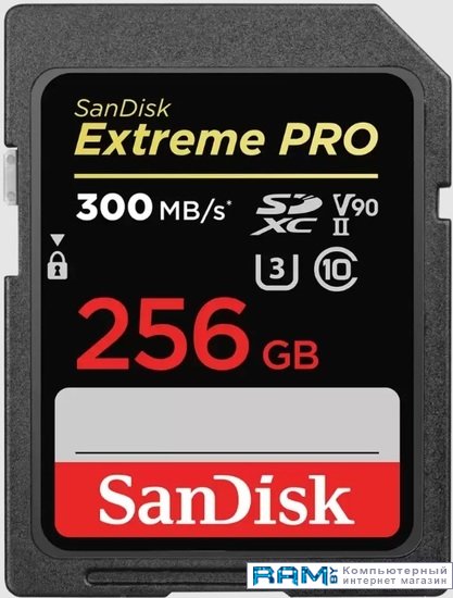 SanDisk Extreme PRO SDXC SDSDXDK-256G-GN4IN 256GB sandisk extreme v2 sdssde61 1t00 g25 1tb