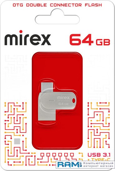 USB Flash Mirex Intrendo Bolero 3.0 64GB 13600-IT3BLR64 usb flash mirex swivel rubber 64gb