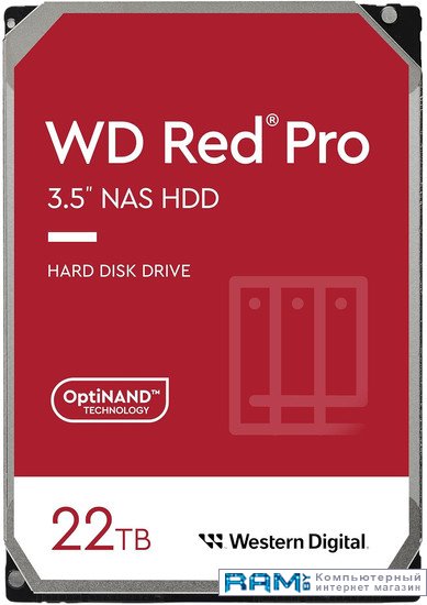 WD Red Pro 22TB WD221KFGX
