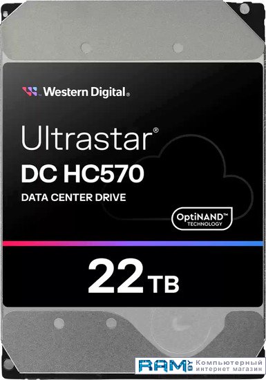 WD Ultrastar DC HC570 22TB WUH722222ALE6L4
