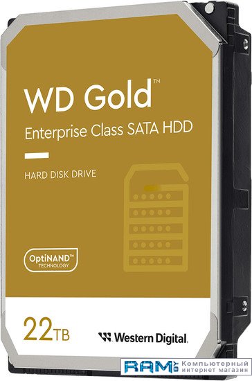 

WD Gold 22TB WD221KRYZ