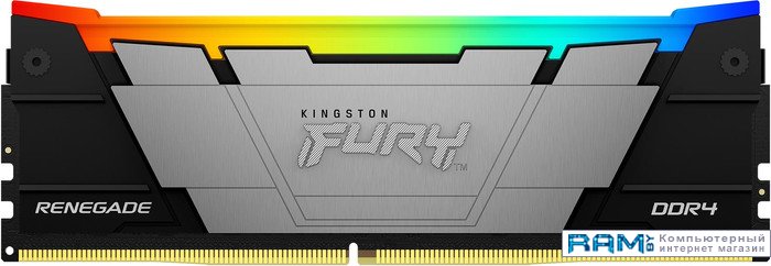 Kingston FURY Renegade RGB 8 DDR4 3600  KF436C16RB2A8 kingston fury beast rgb 2x8 ddr4 3600 kf436c17bb2ak216