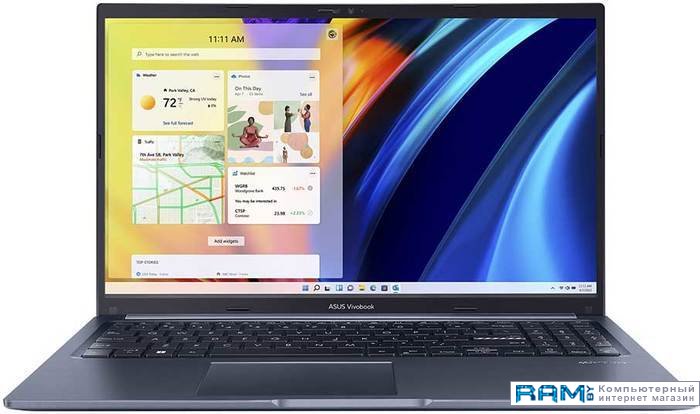 ASUS VivoBook 15 M1502QA-BQ165 ноутбук asus vivobook pro 15 m6500qh hn089 90nb0yj1 m00460 15 6 ryzen 7 5800h 16gb ssd 512gb geforce® gtx 1650 синий