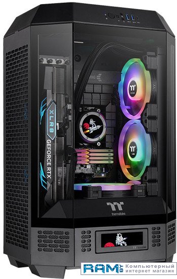 Thermaltake The Tower 300 CA-1Y4-00S1WN-00 thermaltake the tower 100 mini turquoise ca 1r3 00sbwn 00