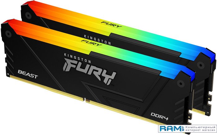 

Kingston FURY Beast RGB 2x16 DDR4 3733 KF437C19BB12AK232