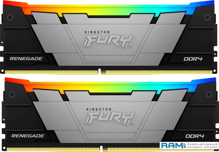 Kingston FURY Renegade RGB 2x8 DDR4 4000  KF440C19RB2AK216 светильник светодиодный llfs 18 вт 1260 лм 600 мм 4000 к ip20