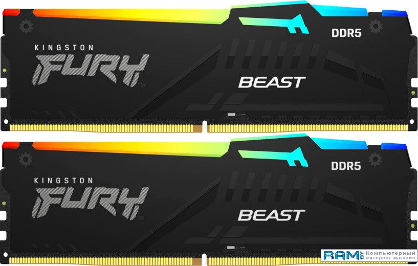 

Kingston FURY Beast RGB 2x8 DDR5 6000 KF560C30BBAK2-16