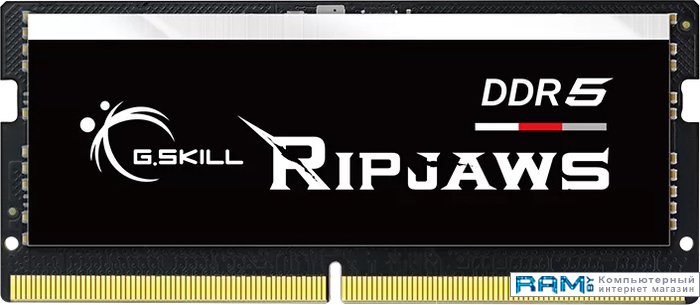 G.Skill Ripjaws 16 DDR5 SODIMM 4800  F5-4800S3434A16GX1-RS