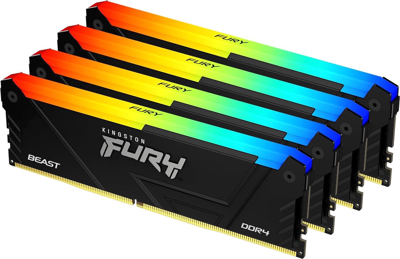 

Kingston FURY Beast RGB 4x16 DDR4 2666 KF426C16BB12AK464