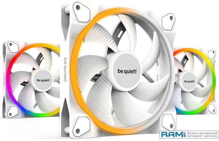 

be quiet Light Wings White 140mm PWM Triple-Pack BL102