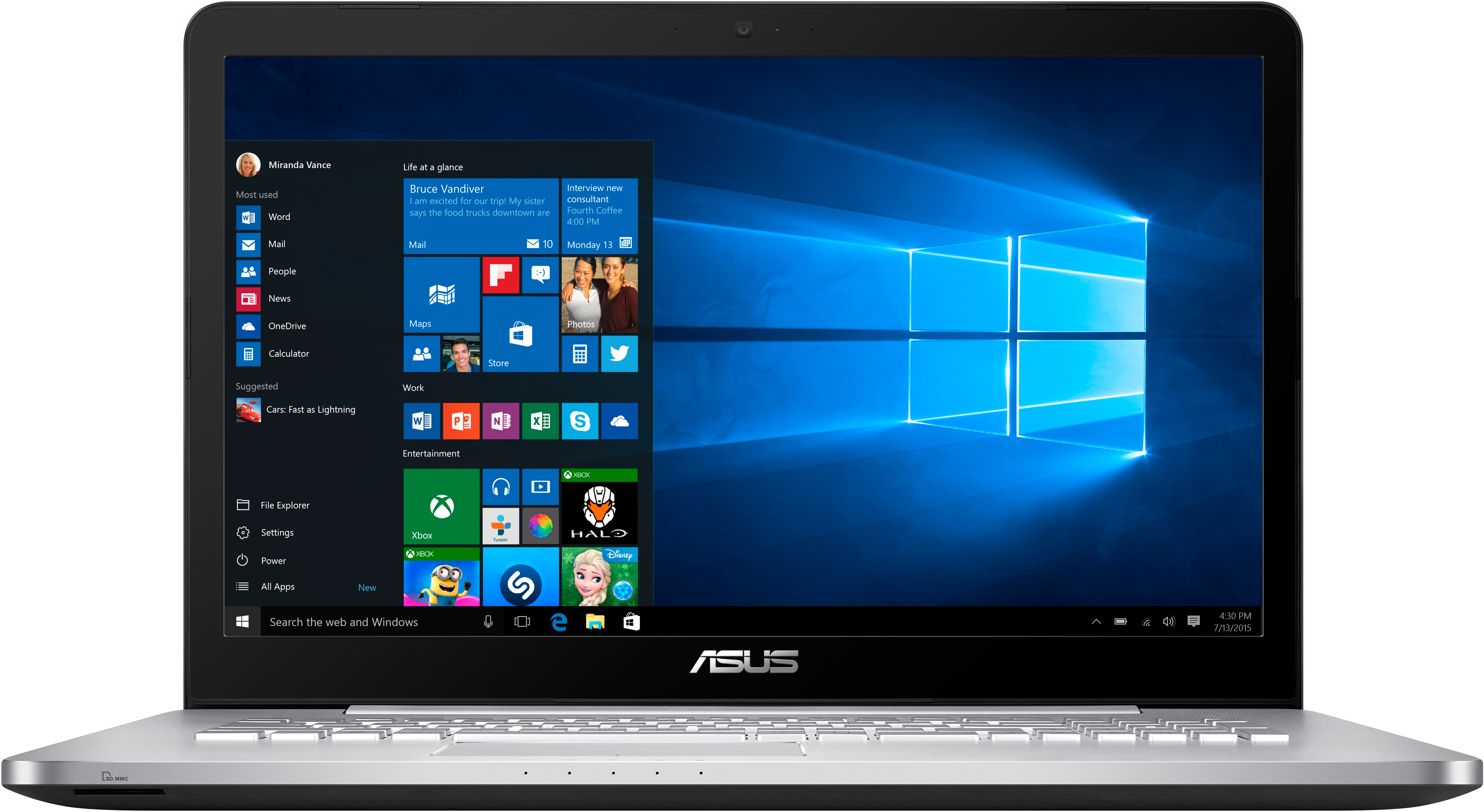 Asus vivobook windows