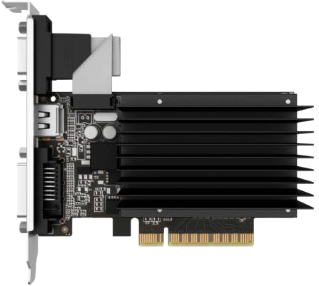 Palit GeForce GT 710 2GB DDR3 NEAT7100HD46-2080H palit geforce gt 1030 2gb ddr4 nec103000646 1082f