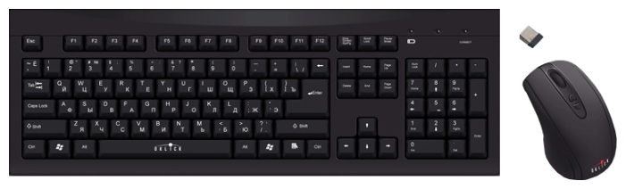 Oklick 210M Wireless Keyboard  Optical Mouse oklick 715g gaming optical mouse blackblue 754785