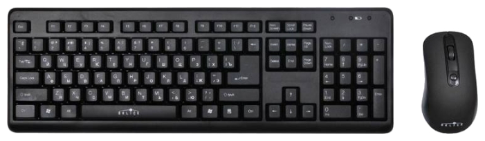 Oklick 270M Wireless Keyboard  Optical Mouse oklick 715g gaming optical mouse blackblue 754785