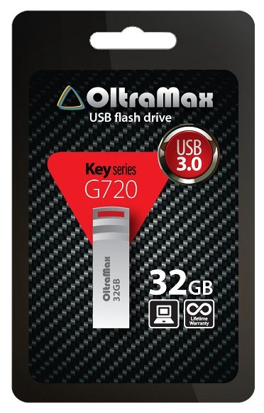 USB Flash Oltramax Key G720 32GB OM032GB-Key-G720 флешка oltramax 50 16 гб usb2 0 чт до 15 мб с зап до 8 мб с красная
