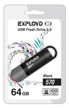 USB Flash Exployd 570 64GB  EX-64GB-570-Green usb flash exployd 570 64gb ex 64gb 570 orange