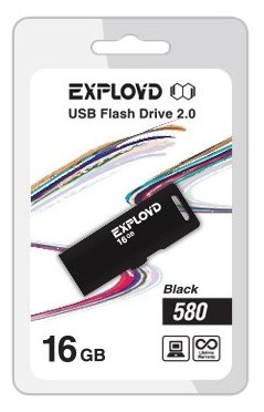 USB Flash Exployd 580 16GB  EX-16GB-580-Black