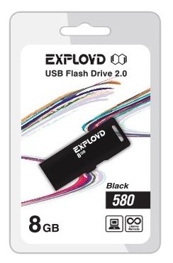 USB Flash Exployd 580 8GB msata pci e ssd до 2 5 44 дюймовый конвертер конвертера ide в качестве 2 5 дюймового жесткого диска ide для ноутбука 5v