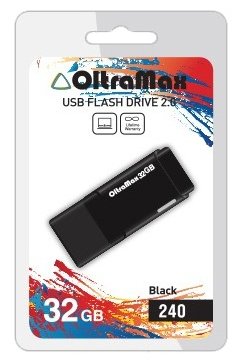 USB Flash Oltramax 240 32GB  OM-32GB-240-White usb flash qumo nanodrive 32gb white
