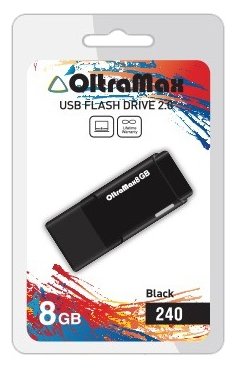 USB Flash Oltramax 240 8GB  OM-8GB-240-Red