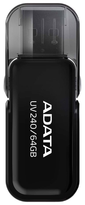 USB Flash A-Data UV240 64GB  AUV240-64G-RBK usb flash a data dashdrive uv150 64gb auv150 64g rbk