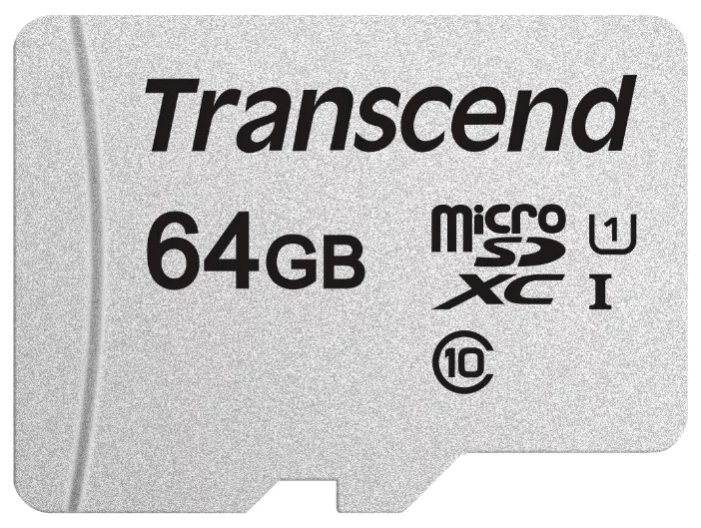 Transcend microSDXC 300S 64GB карта памяти transcend microsdxc 64gb class10 ts64gusd300s a adapter