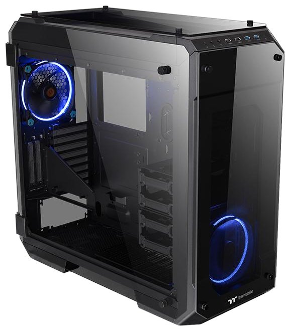 Thermaltake View 71 Tempered Glass Edition thermaltake view 300 mx snow ca 1p6 00m6wn 00