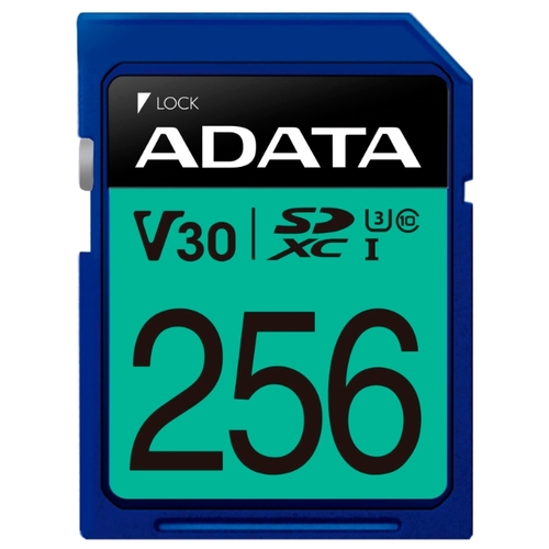 A-Data Premier Pro ASDX256GUI3V30S-R SDXC 256GB a data se760 256gb ase760 256gu32g2 cti