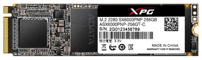 SSD A-Data XPG SX6000 Pro 256GB ASX6000PNP-256GT-C твердотельный накопитель a data xpg sx6000 lite 256gb asx6000lnp 256gt c