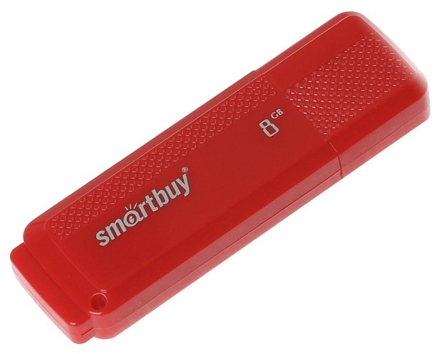 USB Flash Smart Buy Dock 8GB Red SB8GBDK-R usb flash smart buy dock 8gb blue sb8gbdk k