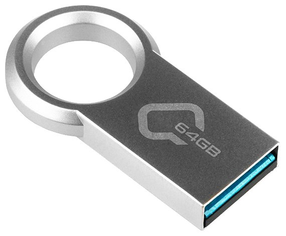 USB Flash QUMO Ring 3.0 64GB usb flash drive qumo ring 3 0 64gb metallic