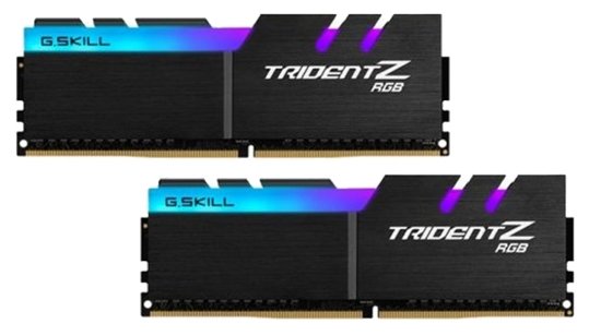 G.Skill Trident Z RGB 2x8GB DDR4 PC4-28800 F4-3600C19D-16GTZRB a data xpg gammix d10 2x8gb ddr4 pc4 28800 ax4u36008g18i db10